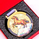 一马当先金属奖牌 一马当先金属奖牌