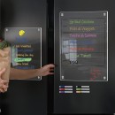 亚克力2mm手写磁吸留言板