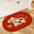 Imitation linen Floor Mat