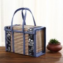 Bamboo woven basket