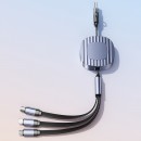 140W 2-in-1-to-3 Retractable Fast Charging Data Cable 140W 2-in-1-to-3 Retractable Fast Charging Data Cable