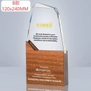 Solid Wood Crystal Trophy Solid Wood Crystal Trophy
