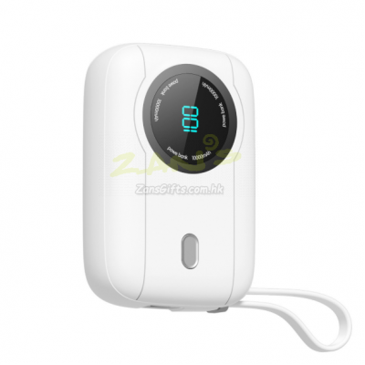 自帶線迷你數顯行動電源