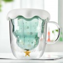 250ML Christmas-Tree Glass Mug