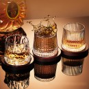 Rotatable Tumbler Crystal Glass