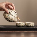 敦煌风翎陶瓷旅行茶具套装 敦煌风翎陶瓷旅行茶具套装