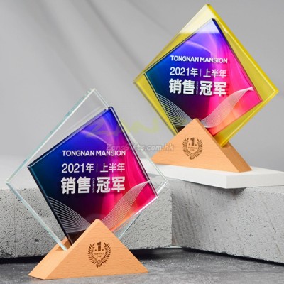 水晶奖座