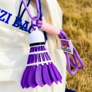 Badminton pendant keychain