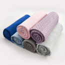 Single-layer non-slip silicone bottom yoga mat towel