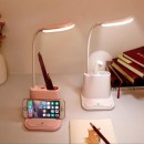 Desk Lamp +Pen Holder + Power Bank +Fan + Mobile Phone Bracket (Five In One Multi-fFunction)