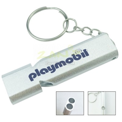 Metal Whistle Key Chain