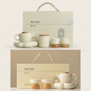 奶油风功夫茶具礼盒组 奶油风功夫茶具礼盒组
