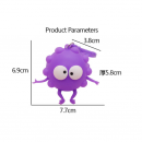 3D矽膠解壓瞪眼煤球捏捏樂 3D矽膠解壓瞪眼煤球捏捏樂