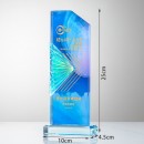 Pleated Crystal Trophy