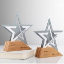 Solid Wood Metal Award