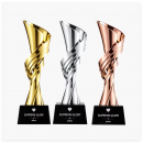 Creative Metal Crystal Trophy