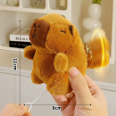 Capybara plush doll keychain