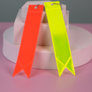 Custom multi-color reflective streamers