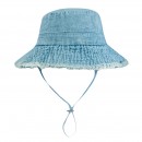Frayed Solid‑Color Cotton Bucket Hat Frayed Solid‑Color Cotton Bucket Hat