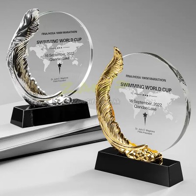 Metal Crystal Trophy