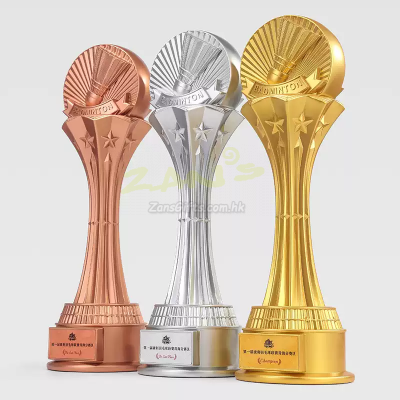 超大號羽毛球獎座