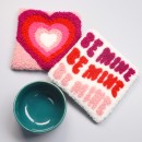 Towel Embroidered Insulated Coaster Towel Embroidered Insulated Coaster