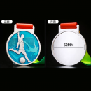 Football Metal Medal
