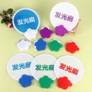 Luminous foldable advertising fan