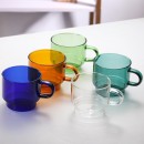 彩色玻璃咖啡杯