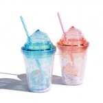 380ML Plastic Straw Cup