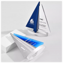 Creative Sailboat Crystal Trophy Creative Sailboat Crystal Trophy