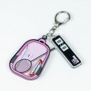 羽毛球搖搖樂鑰匙扣掛件