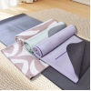 Double-layer non-slip silicone bottom yoga towel mat