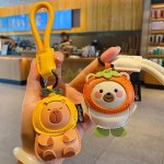 Capybara pendant keychain