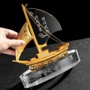 Sailboat Crystal Trophy