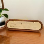 文藝迷你木質日曆