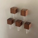 Magnetic refrigerator magnet hydroponic small vase