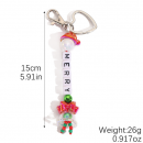 聖誕鑰匙扣掛件編織掛繩