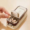 1-into-2, 3 & 4 Compartment Pill Cutter, Grinder and Pill Box 1-into-2, 3 & 4 Compartment Pill Cutter, Grinder and Pill Box