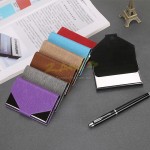 PU Metal Card Holder