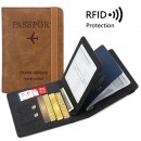 Pu RFID Passport Case