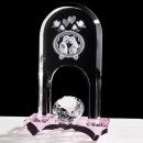 3D Carved Crystal Door Trophy