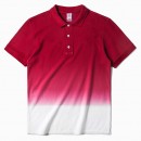 Gradient Colors Printed Polo Shirt