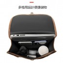 日韓風優雅電腦PU磨砂雙肩包