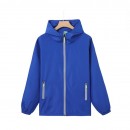 Windproof Waterproof Reflective Zip Windbreaker