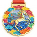 流沙馬年金屬獎牌