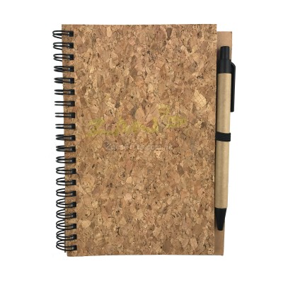 Fatino B6 Cork Notebook with Pen