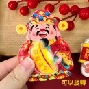 Creative Rotating God of Wealth Refrigerator Magnet