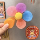 冰箱貼花朵封口夾