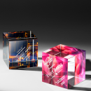 Rubik's Cube Crystal Trophy Rubik's Cube Crystal Trophy